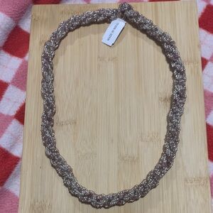 NWT Beaded Twisted Necklace